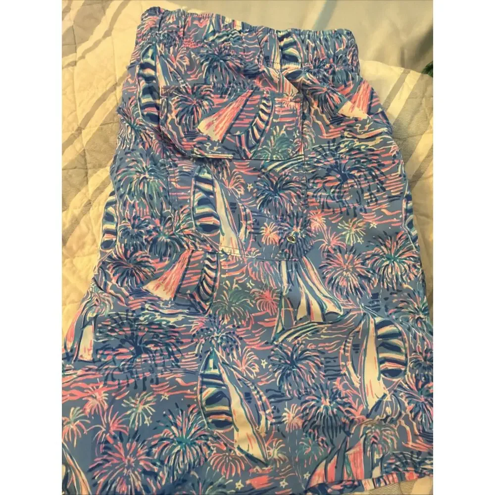 NWT Lilly Pulitzer XXL Men's Capri Swim Trunk Shorts 6